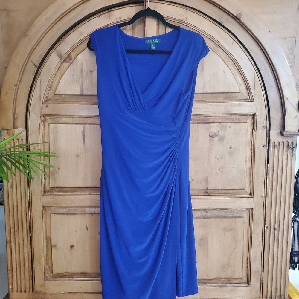Ralph Lauren Blue sleeveless dress size 10